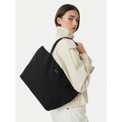 Handtasche Tommy Hilfiger Th Marina Hobo/Tote Nylon AW0AW18862 Schwarz