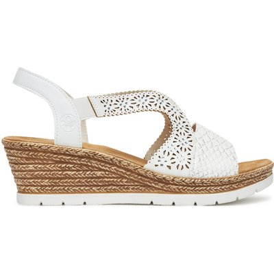 Sandalen Rieker 61916-80 Weiß