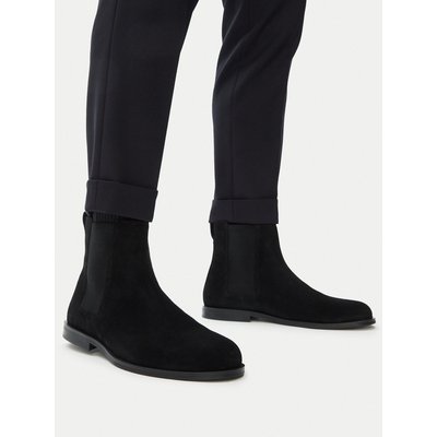 Klassische Stiefeletten Calvin Klein Ess Rubber Chelsea Su HM0HM02055 Schwarz