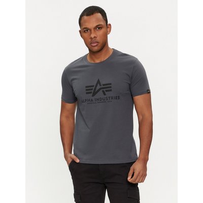 Alpha Industries T-Shirt Basic 100501 Grau Regular Fit