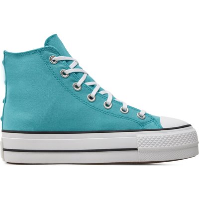 Sneakers aus Stoff Converse Chuck Taylor All Star Lift Platform Stars A06492C Türkisfarben