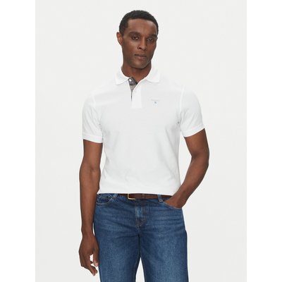 Barbour Poloshirt Tartan MML0012WH11 Weiß Tailored Fit