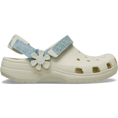 Pantoletten Crocs Clsc Dnm Flwr Adj BackstrapCgK 212511 Grau