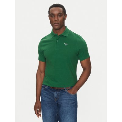 Barbour Poloshirt Original Sports MML0358OL72 Grün Tailored Fit