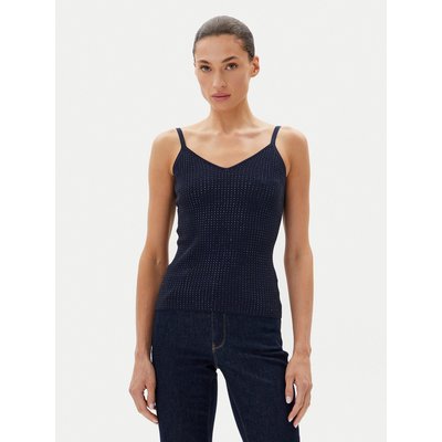 Fracomina Top FR25ST4006K410J9 Dunkelblau Slim Fit