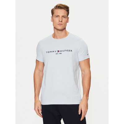 Tommy Hilfiger T-Shirt Tommy Logo MW0MW11797 Hellblau Slim Fit