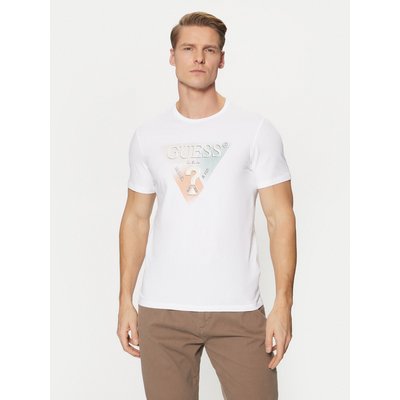 Guess T-Shirt M5RI14 J1314 Weiß Slim Fit