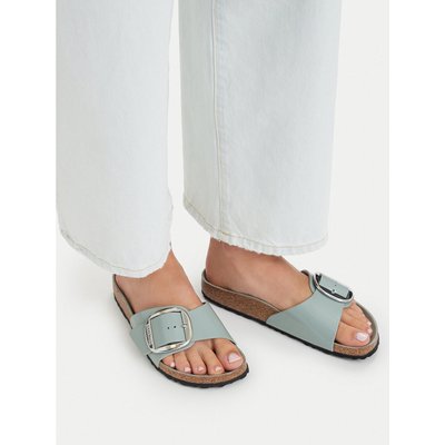 Pantoletten Birkenstock Madrid Big Buckle Hex 1031788 Grün