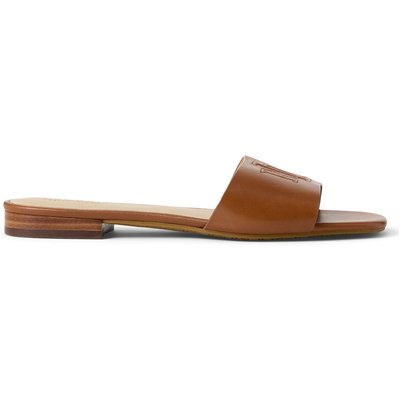 Pantoletten LAUREN RALPH LAUREN 802959142002 Braun