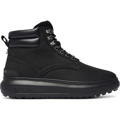 Schnürstiefeletten KARL LAGERFELD 8 Kapri Lug KL57548 Schwarz