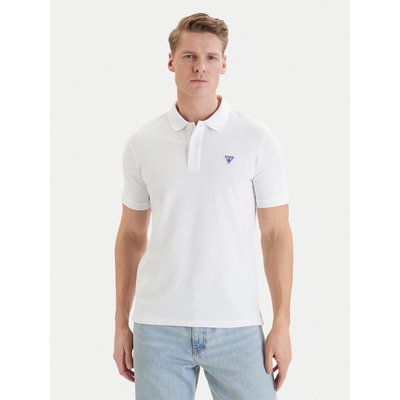 Guess Poloshirt F6GP03 K9WF1 Weiß Slim Fit