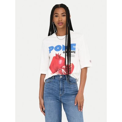 ONLY T-Shirt Phoebe 15351369 Weiß Regular Fit