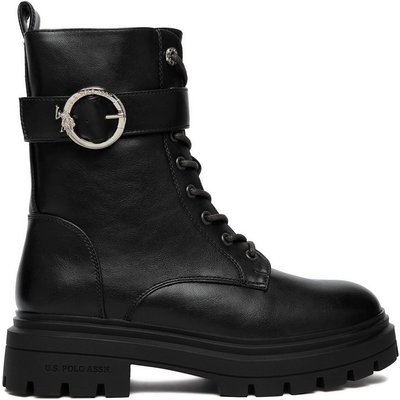 Schnürstiefeletten U.S. Polo Assn. EO-SVETA002W/GY1 Schwarz