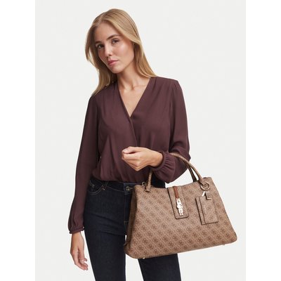 Handtasche Guess Yvonne Logo HWSG23 78220 Hellbraun