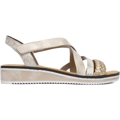 Sandalen Rieker CEO-V3663-90 Goldfarben