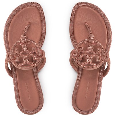Zehentrenner Tory Burch Miller Knotted Pave 152177 Rosa