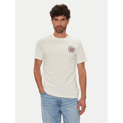 Guess Jeans T-Shirt M5YI04 K8HM0 Écru Regular Fit