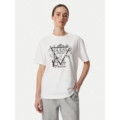 Guess T-Shirt V6YI13 K4301 Weiß Regular Fit