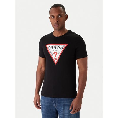 Guess T-Shirt M2YI71 I3Z14 Schwarz Slim Fit