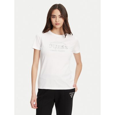 Guess T-Shirt V5YI12 J1314 Weiß Regular Fit