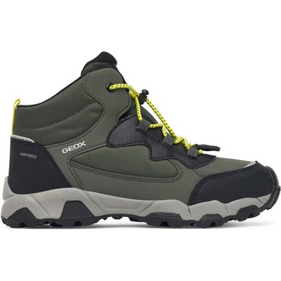 Schnürschuhe Geox J Magnetar Boy B Abx J463ZC 050FU C0914 S Dunkelgrün