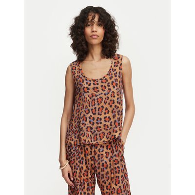 LOLA CASADEMUNT Top MS2615033 Braun Regular Fit