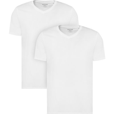 Jack & Jones T-Shirt-Set Basic 12133914 Weiß Regular Fit