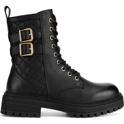 Schnürschuhe DeeZee HY60208-4 Schwarz