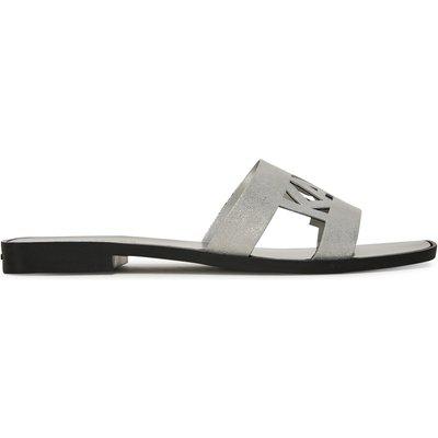 Pantoletten KARL LAGERFELD Skoot II KL80402 Silberfarben