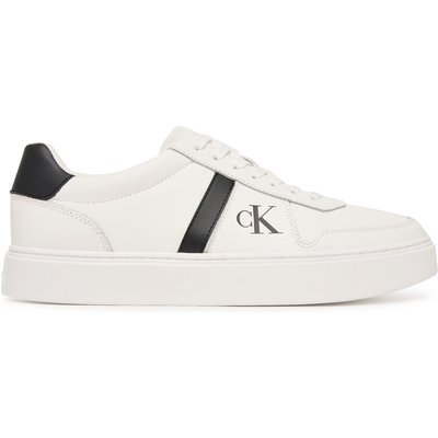 Sneakers Calvin Klein Classic Cups Lace Lth Emb Tongue HM0HM02237 Weiß