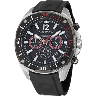 Uhr Nautica Sporty Chronograph NAPBSS501 Silberfarben