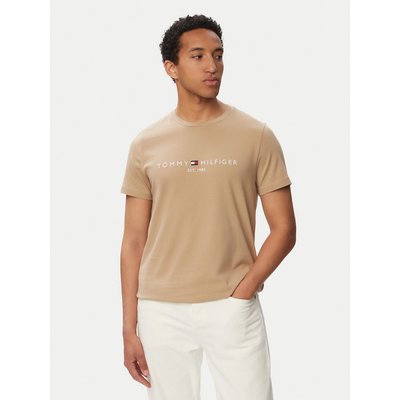 Tommy Hilfiger T-Shirt Logo Tee MW0MW11797 Beige Slim Fit
