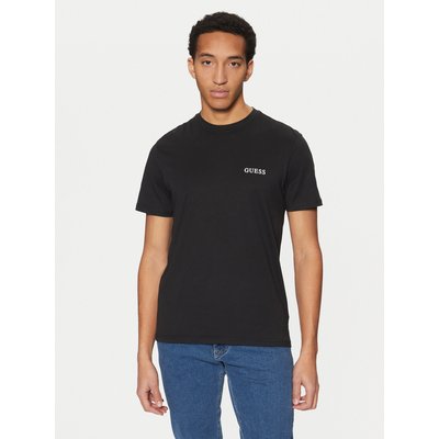 Guess T-Shirt U4BM03 KCAM1 Schwarz Regular Fit