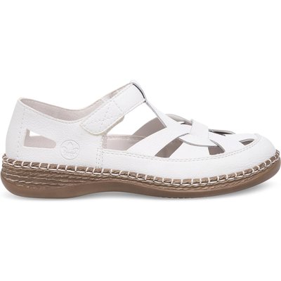 Halbschuhe Rieker 46455-80 Weiß