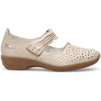Halbschuhe Rieker 41399-60 Beige
