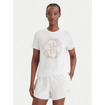 Guess T-Shirt E6GI01 K68D2 Weiß Regular Fit