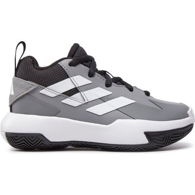 Basketballschuhe adidas Cross Em Up Select Mid Trainers Kids IF0828 Grau