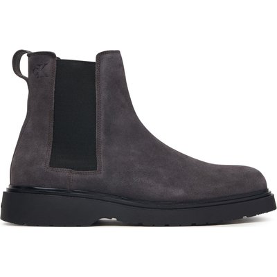 Klassische Stiefeletten Calvin Klein Combat Ess Chelsea Boot Su YM0YM01372 Dunkelbraun