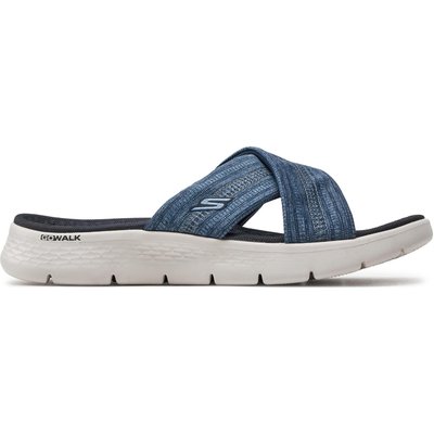 Pantoletten Skechers Go Walk Flex Sandal-Impressed 141420/NVY Dunkelblau