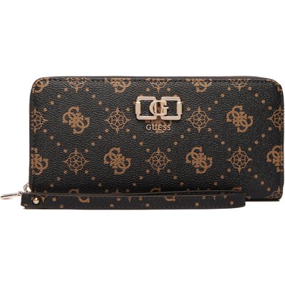 Geldbörse Guess Emelie Logo Slg SWGP99 28146 Braun