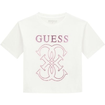 Guess T-Shirt J6RI22 K8HM4 Weiß Regular Fit