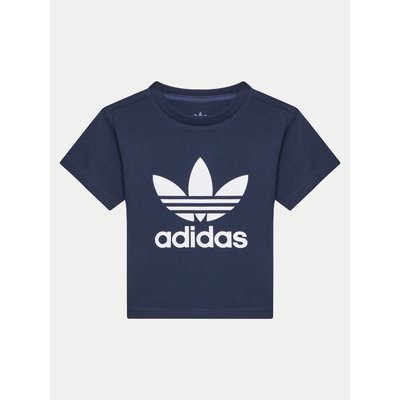 adidas T-Shirt adicolor Trefoil IY2382 Dunkelblau Regular Fit
