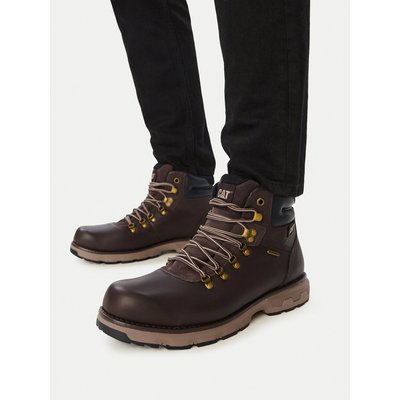 Schnürstiefeletten CAT Footwear Pursue HIker Wp P726852 Dunkelbraun