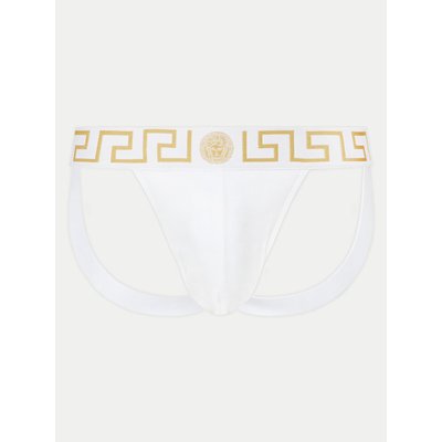 Versace Jockstrap AUU01017 1A10011 Weiß