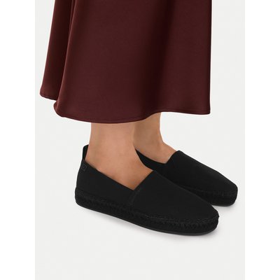 Espadrilles Calvin Klein Oblique Espadrille Canvas HW0HW02931 Schwarz