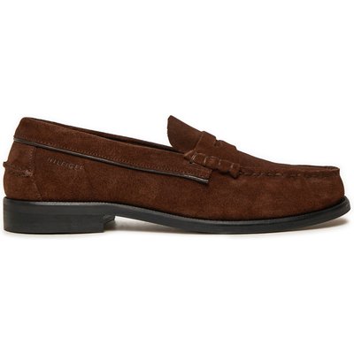 Mokassins Tommy Hilfiger Classic Hilfiger Suede Loafer FM0FM05363 Braun