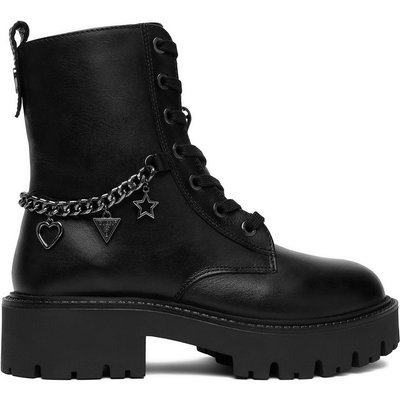 Schnürschuhe Guess CEO-CI12-LEA-04 Schwarz