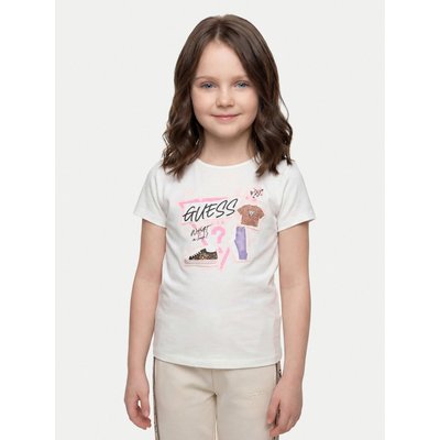 Guess T-Shirt J6YI02 K3667 Weiß Regular Fit