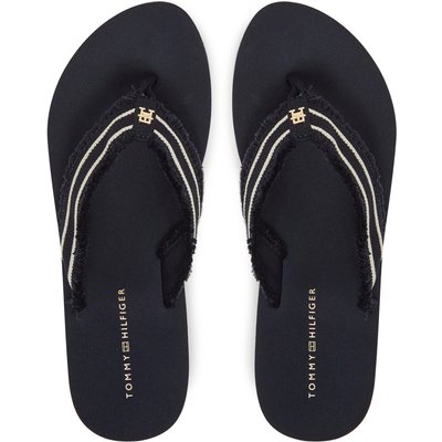 Zehentrenner Tommy Hilfiger TH Webbing Beach Sandal FW0FW08739 Dunkelblau
