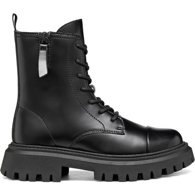 Schnürschuhe Geox J Maquinnens Girl J66M6A 000CN C9999 M Schwarz